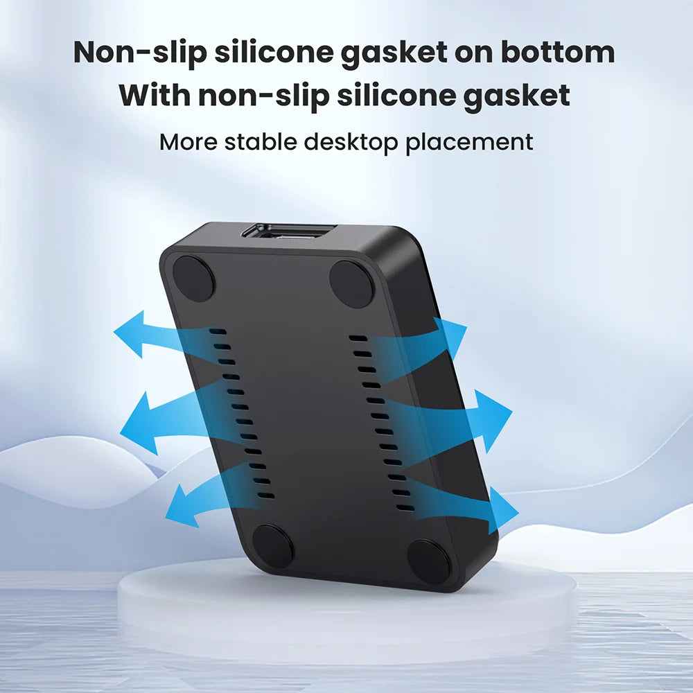 M.2 NVMe & SATA SSD Enclosure | USB-C External Drive Case SSD Enclosure HIP