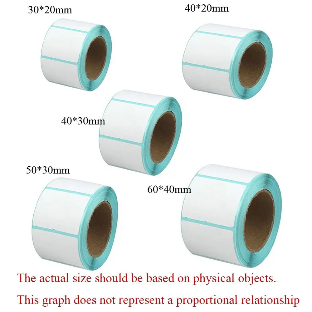 700pcs Thermal Sticker Roll – Waterproof Blank Labels Thermal Label Roll HIP