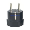 International Travel Plug Adapter – Europe France Germany 10A Travel Plug Adapter HIP Black CN