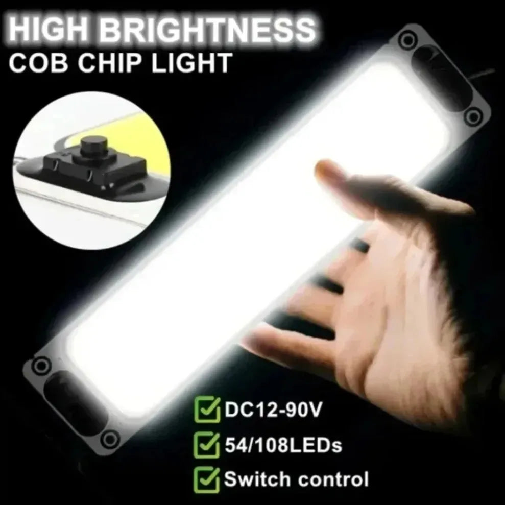 COB LED Interior Ceiling Light 12–90V Switch – RV Truck Boat Interior LED Ceiling Light HIP