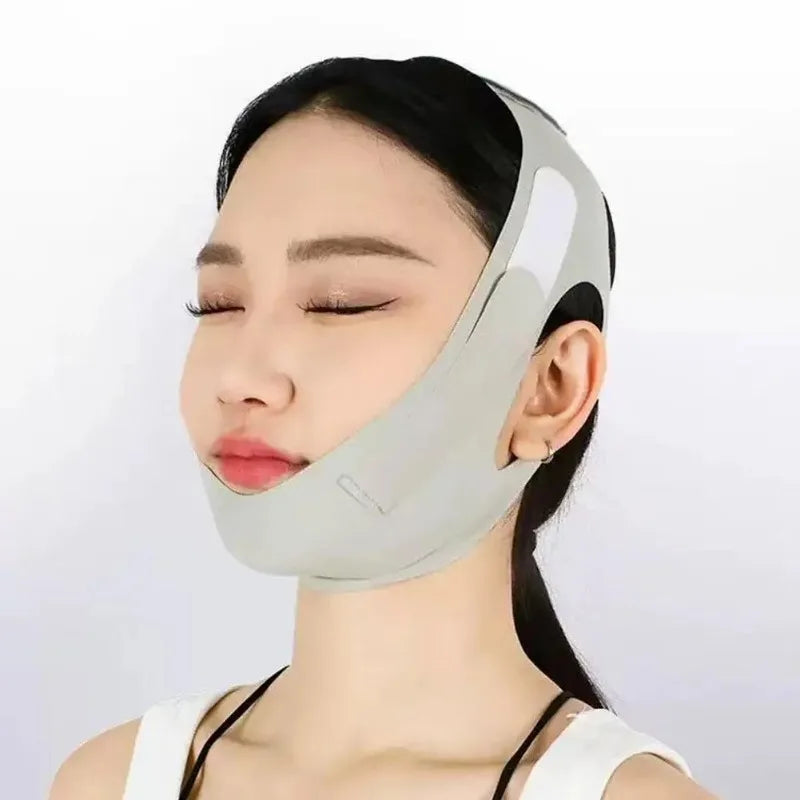 V Line Face Shaper – Chin & Cheek Lift Slimming Bandage Face Slimming Bandage HIP C819-Green-1pcs