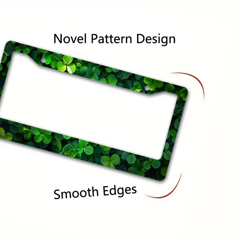 St. Patrick's Day Metal License Plate Frame – Dark Green License Plate Frame HIP