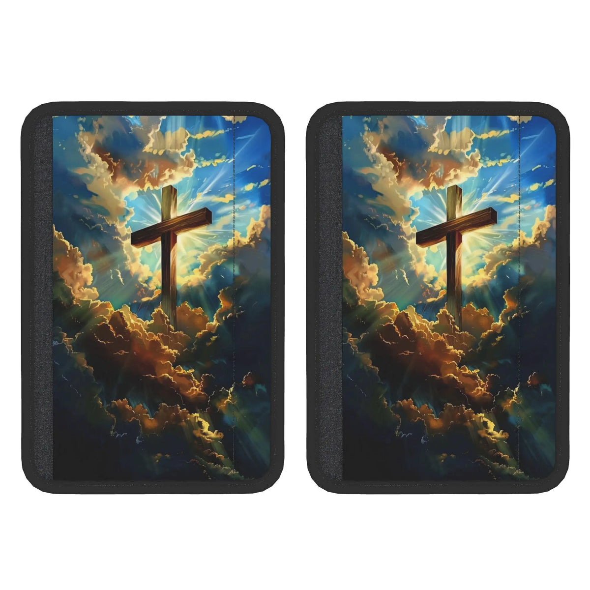 Jesus Cross Car Seat Belt Shoulder Pad Covers – 2 Pack Seat Belt Pad Cover HIP