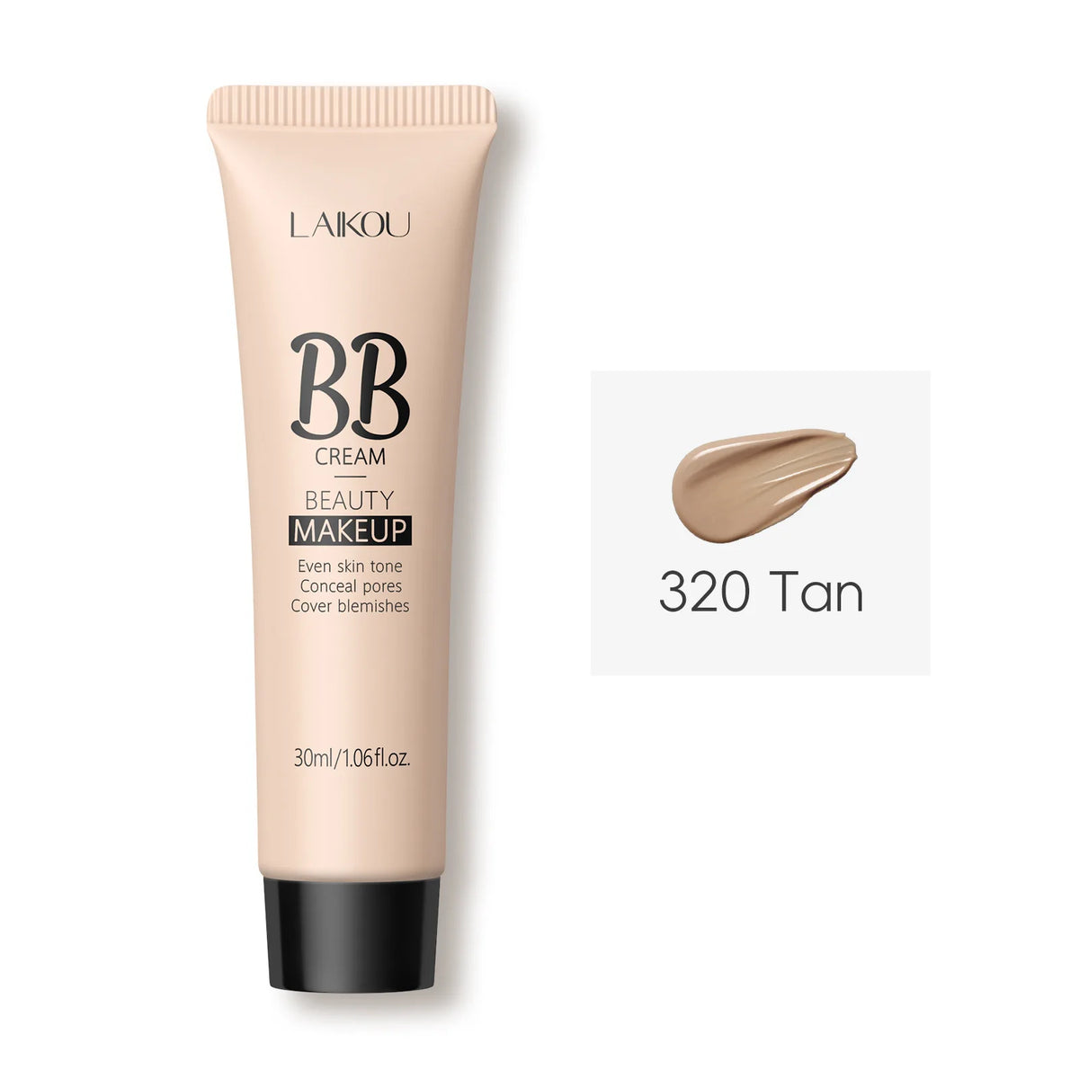LAIKOU BB Cream Foundation 30ml – Oil-Free Natural Finish BB Cream Foundation HIP 320 30ml
