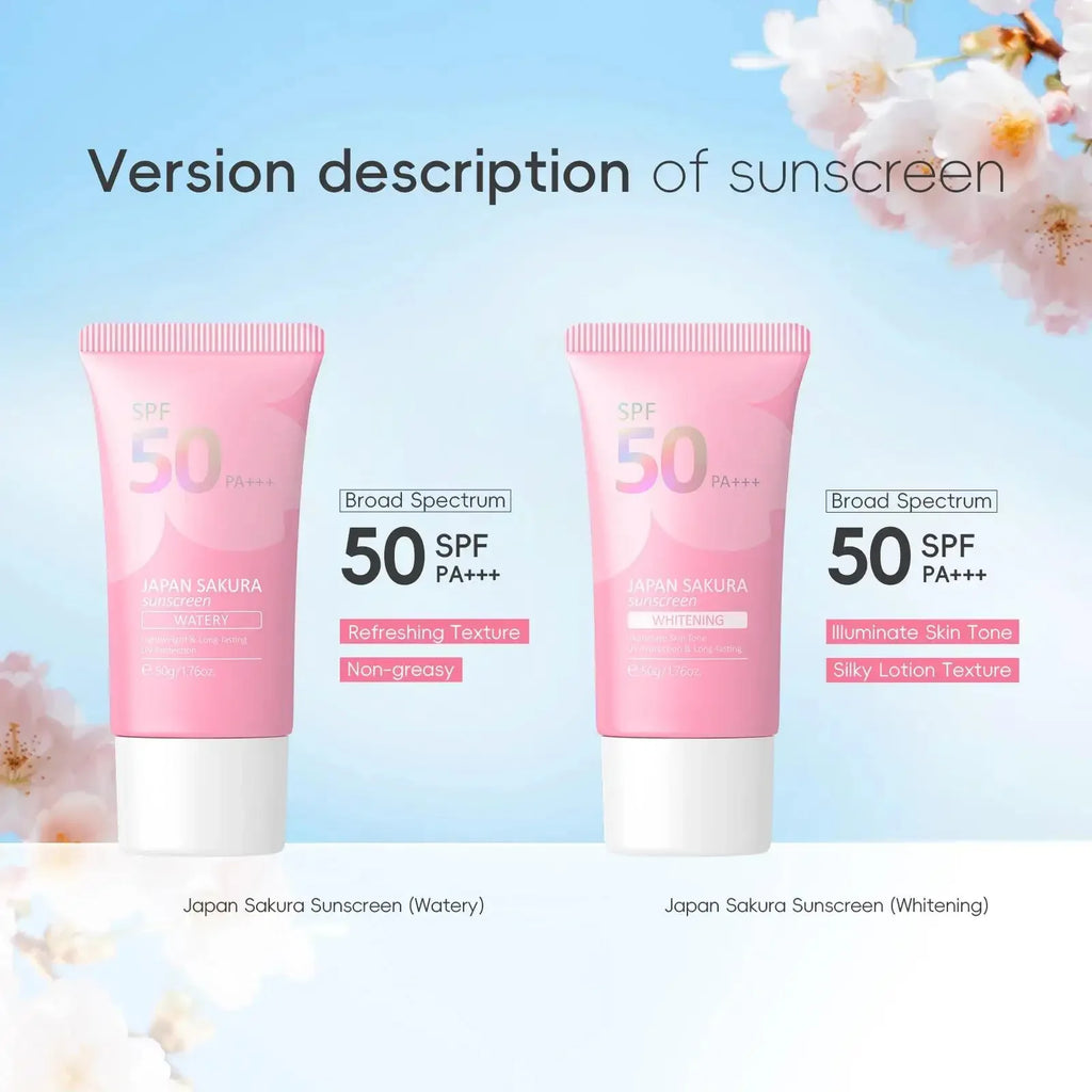 LAIKOU Sakura Sunscreen Primer SPF 50 PA+++ 50g Sunscreen Makeup Primer HIP