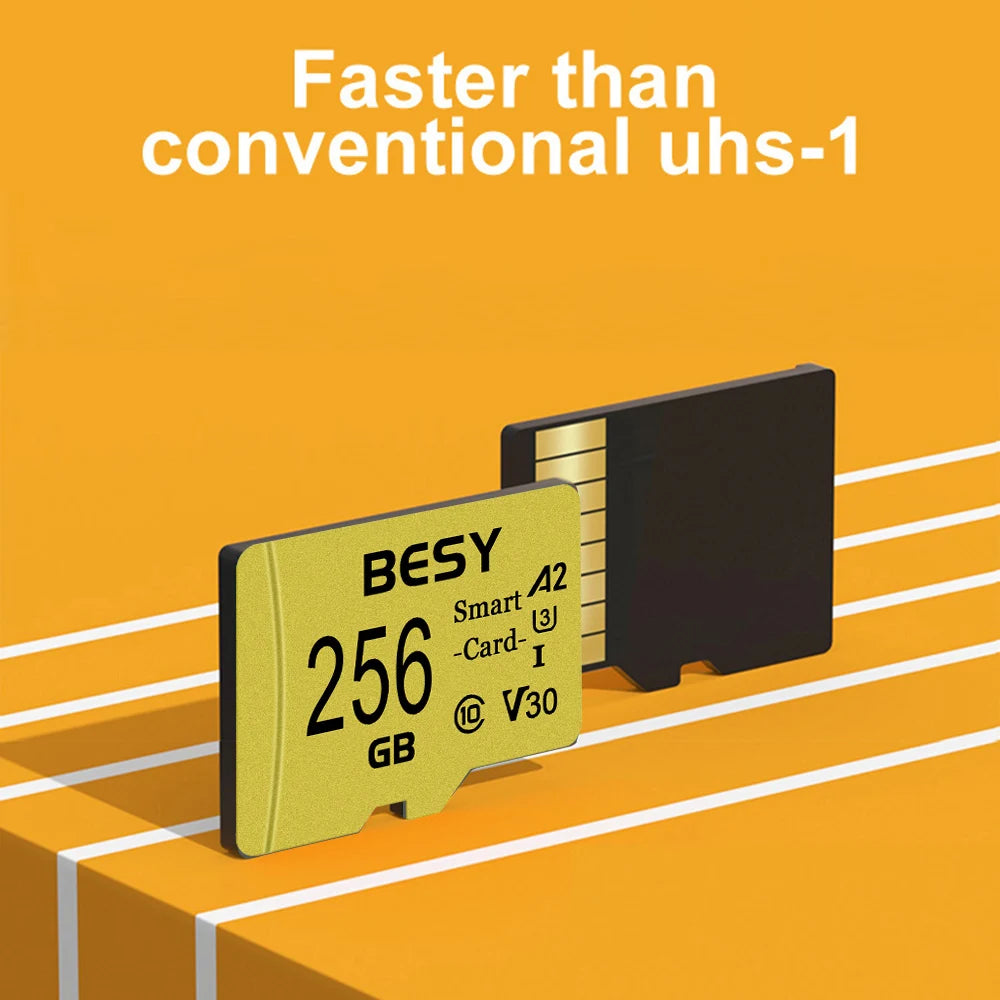 OSMR Micro SD Card Class 10 V30 A2 – 2GB to 128GB Micro SD Flash Card HIP