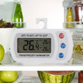 Kitchen Large LCD Refrigerator Fridge Freezer Digital Thermometer with Adjustable Stand/Hanger Freezer Thermometer HIP Default Title