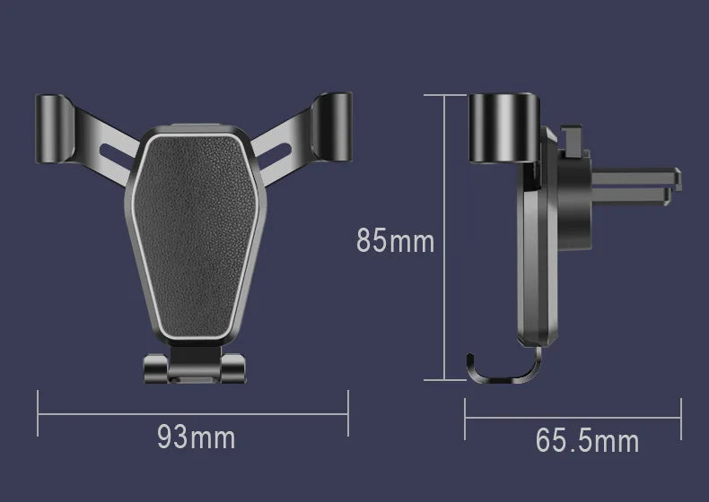 Gravity Car Phone Holder – Air Vent Clip Mount for GPS Car Phone Mount HIP