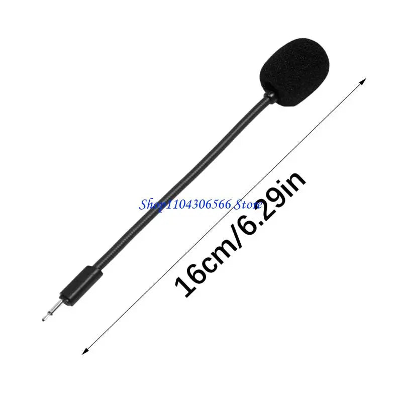 Flexible Boom Mic Replacement for Q100 Q350 360 Headsets Replacement Boom Mic HIP