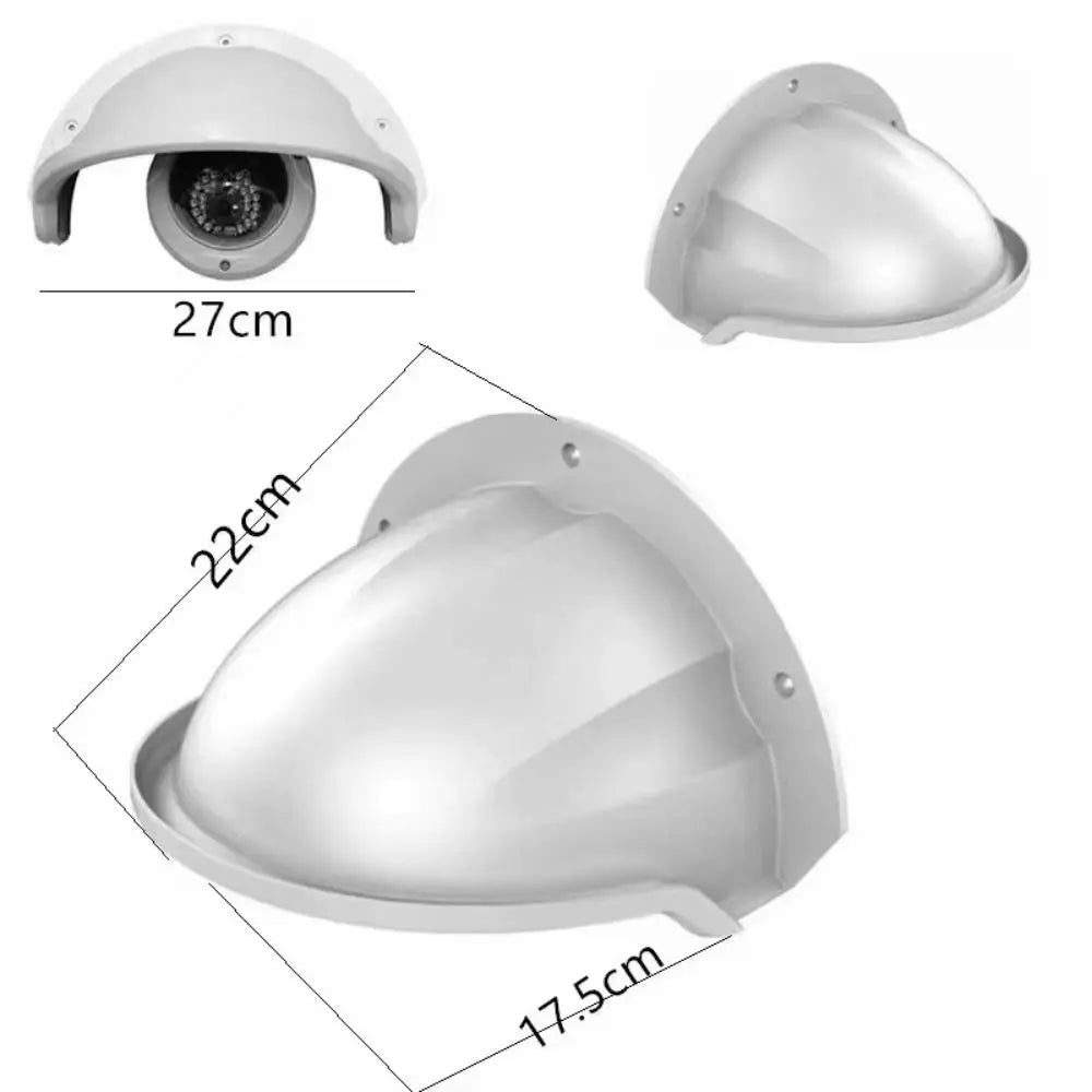 ABS CCTV Dome Camera Rain Shield – Weatherproof Protective Cover Camera Protective Cover HIP