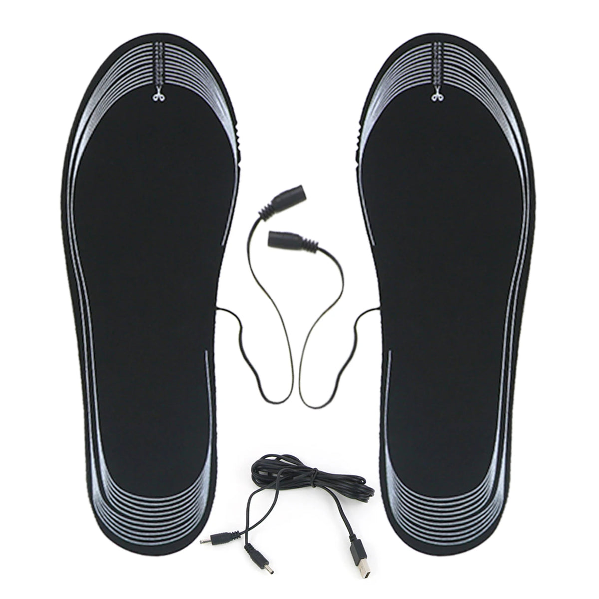 Heated Insole for Men Women Cuttable USB Powered Electric Heating Shoe Inserts Foot Warmers for Winter Camping Skiing Cycle HIP