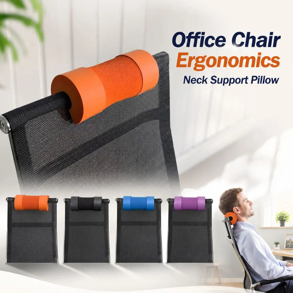 Memory Foam Office Chair Headrest – Ergonomic Neck Support Chair Neck Pillow HIP