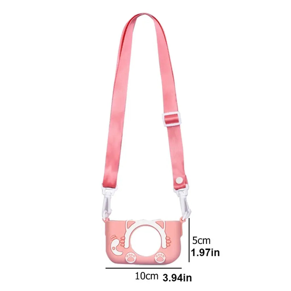 Silicone Kids Camera Case with Lanyard – Cartoon Cover Kids Camera Case HIP
