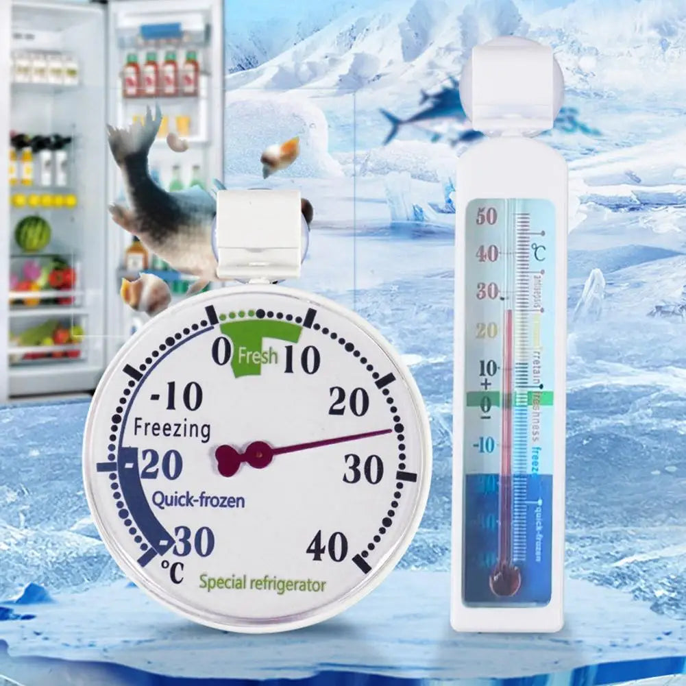 Refrigerator Freezer Thermometer Fridge Refrigeration Temperature Gauge Home Use Kitchen Accessories Tools Dropshipping HIP
