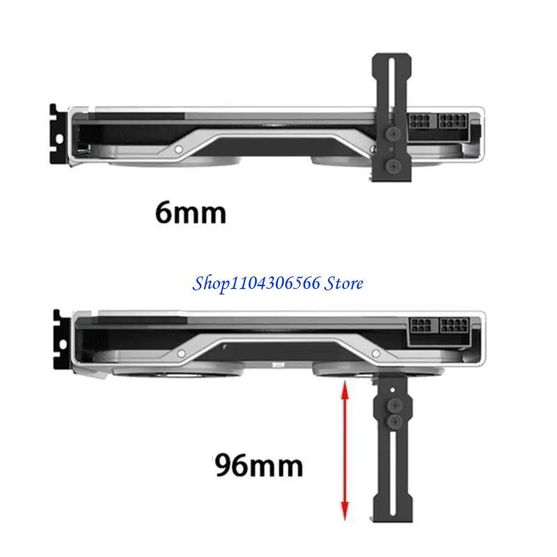 Metal GPU Support Bracket – Graphics Card Stand for PC Case GPU Support Bracket HIP