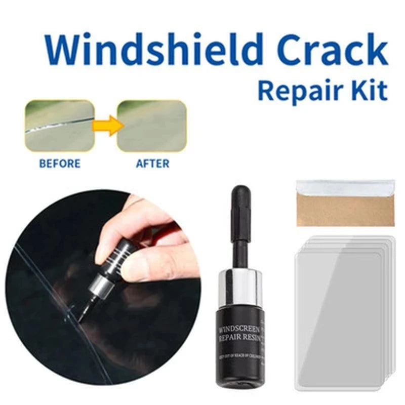 DIY Car Windshield Crack Repair Kit – Nano Glass Repair Fluid Windshield Repair Kit HIP