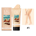 Body Foundation 100ml Tan Leg Makeup Lotion Even Skin Tone Waterproof Long Lasting Body Tanning Cream Medium Bronze Leg Makeup HIP color1 100ml