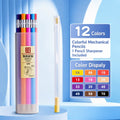 Retractable Colored Mechanical Pencils – 12 to 36 Colors Colored Pencil Set HIP 12 Colors