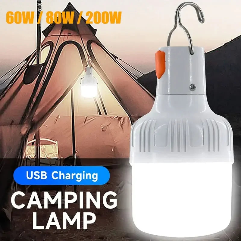 ESMARTER Rechargeable LED Camping Lantern | Portable Hook Light Portable LED Lantern HIP