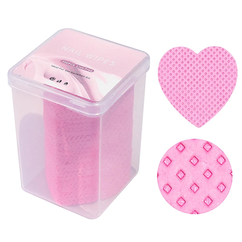 200pc Lint-Free Gel Nail Polish Remover Wipes | RUZOFO Nail Remover Wipes HIP