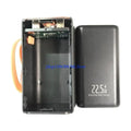 22.5W Fast Charging Power Bank Case for 21700 Cells Power Bank Case HIP 4 sections black CN