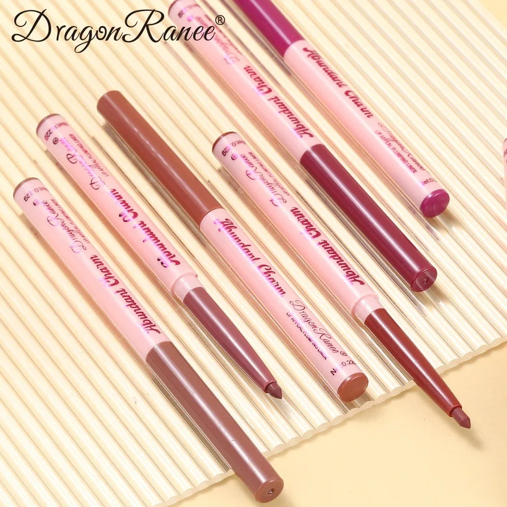 Matte Velvet Lip Liner Pencil Waterproof Precise Outline Lipstick Pen Shaping Plump Lips Contour Sexy Red Lasting Lip Makeup HIP