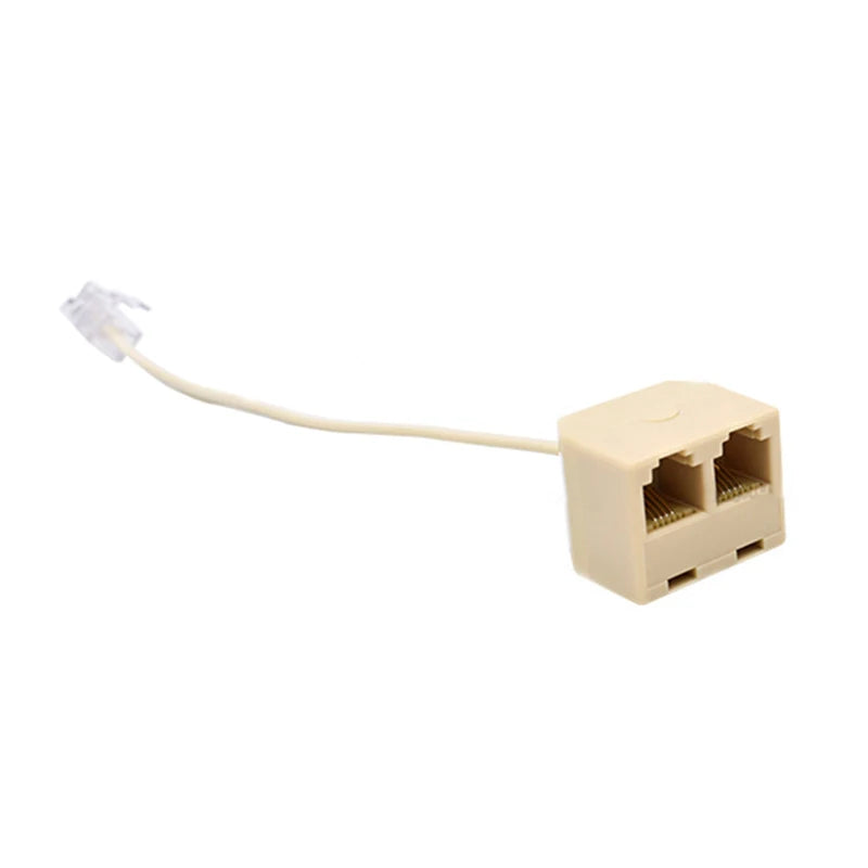 RJ11 6P4C Telephone Splitter 1 to 2 Adapter – OULLX Telephone Line Splitter HIP