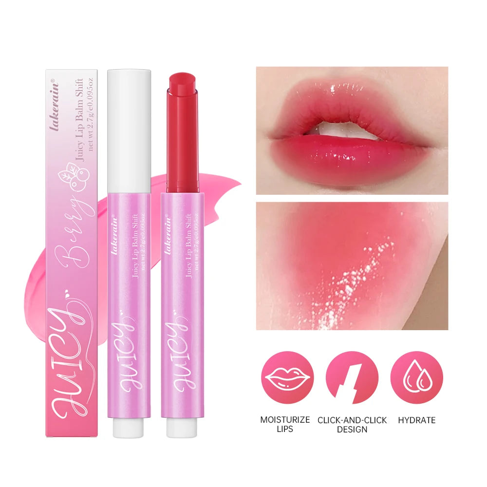 Color Change Juicy Lip Balm Shift Ph Color Changing Lip Balm Long Lasting Moisturizing Lipstick all change to pink lips makeup HIP