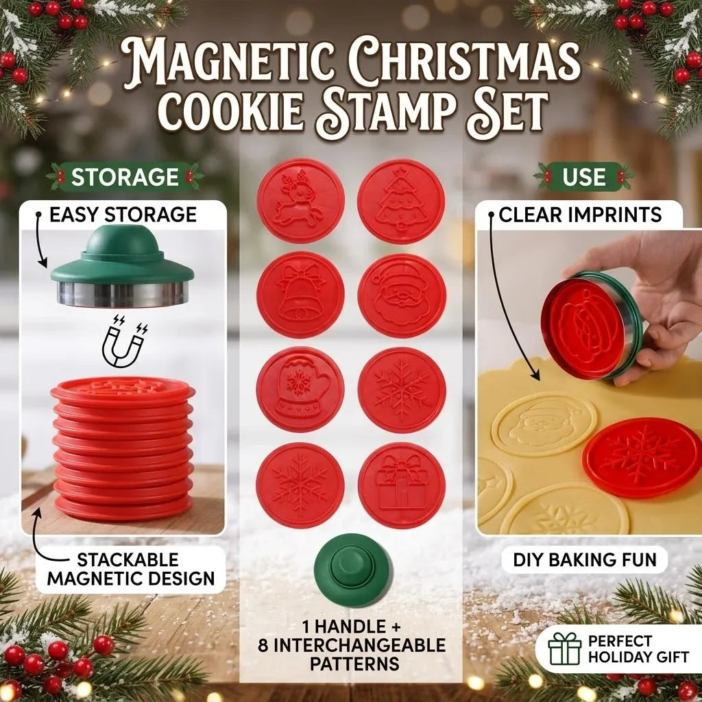 DIY Biscuit Embossing Machine Stamp Biscuit Mold Christmas Baking Pattern Pressing Mold for Making Holiday Party Gift HIP