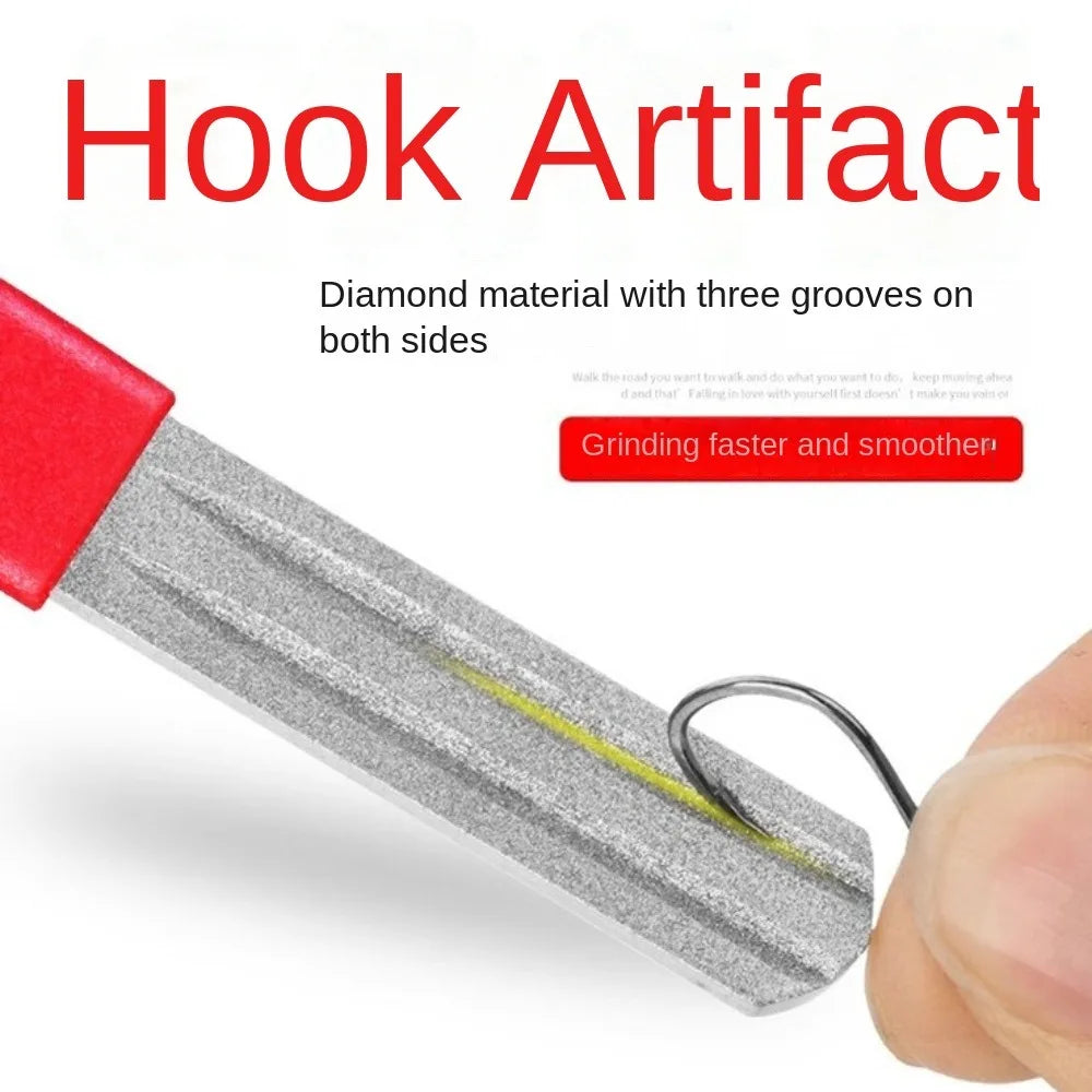 2-Pack Double-Sided Diamond Fishing Hook Sharpener | HIP Hook Sharpener HIP