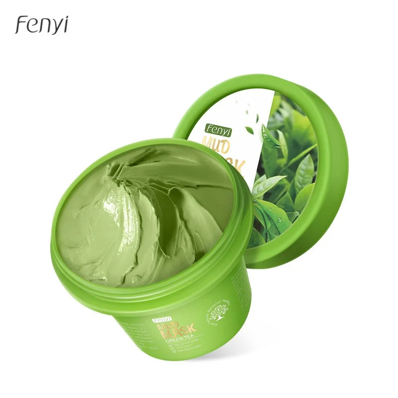 FENYI Green Tea Mud Mask 100g – Pores, Oil Control & Glow Face Mud Mask HIP 1