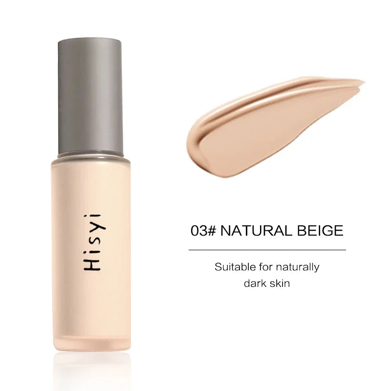 HISYI Silky Liquid Foundation – Brightening & Long-Lasting 30ml Liquid Foundation HIP 03