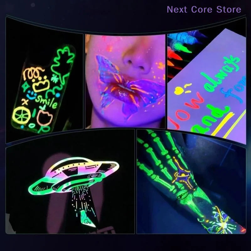 Colorful Fluorescent Face Paint Marker Pens – 1 or 8 Pcs Face Paint Markers HIP