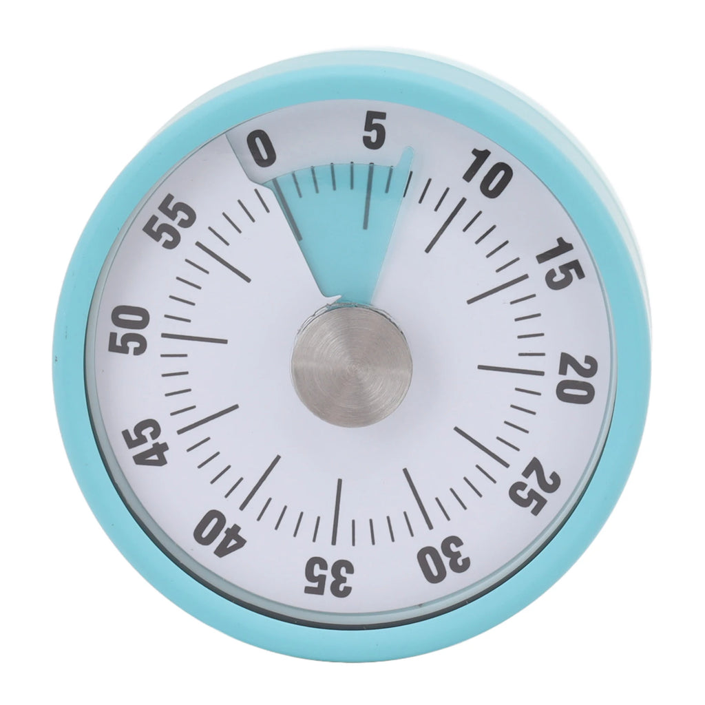 Mechanical Kitchen Timer High Accuracy Stainless Steel Countdown Chef Cooking Timer for Home Study Blue Mechanical Kitchen Timer HIP Blue