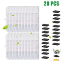 10/20/30 Pack Replacement Filters for 84oz/2.5L Smart Pet Fountain, Cat & Dog, Triple Filtration Activated Carbon Filter HIP 20PCS No plug