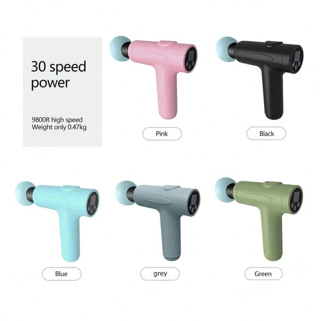 USB Fascia Massage Gun – Full Body Percussive Massager Fascia Massage Gun HIP green