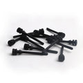 20-Pack Silicone Fan Mounting Pins – Anti-Vibration PC Screws Fan Mounting Pins HIP Black 66mm