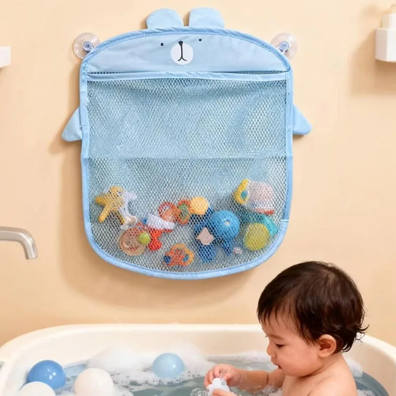 Cartoon Animal Baby Bath Toy Mesh Bag – Wall Hanging Organizer Bath Toy Organizer HIP