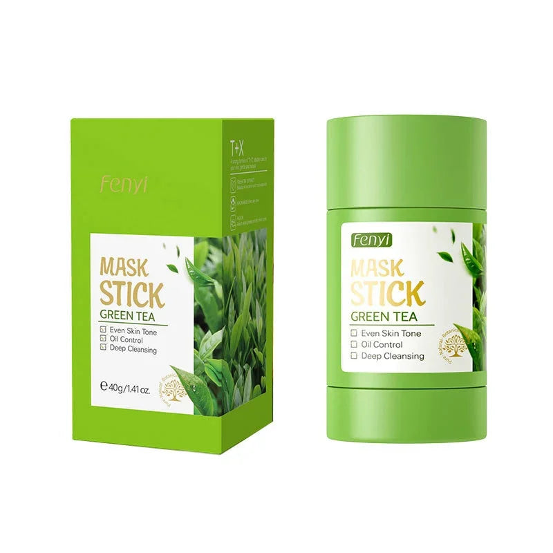 Green Tea Solid Face Mask Stick – Cleanse, Brighten & Hydrate Solid Face Mask Stick HIP