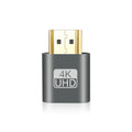 4K HDMI Dummy Plug Virtual Display Adapter – Headless Ghost Display Emulator Adapter HIP Gray Adapter