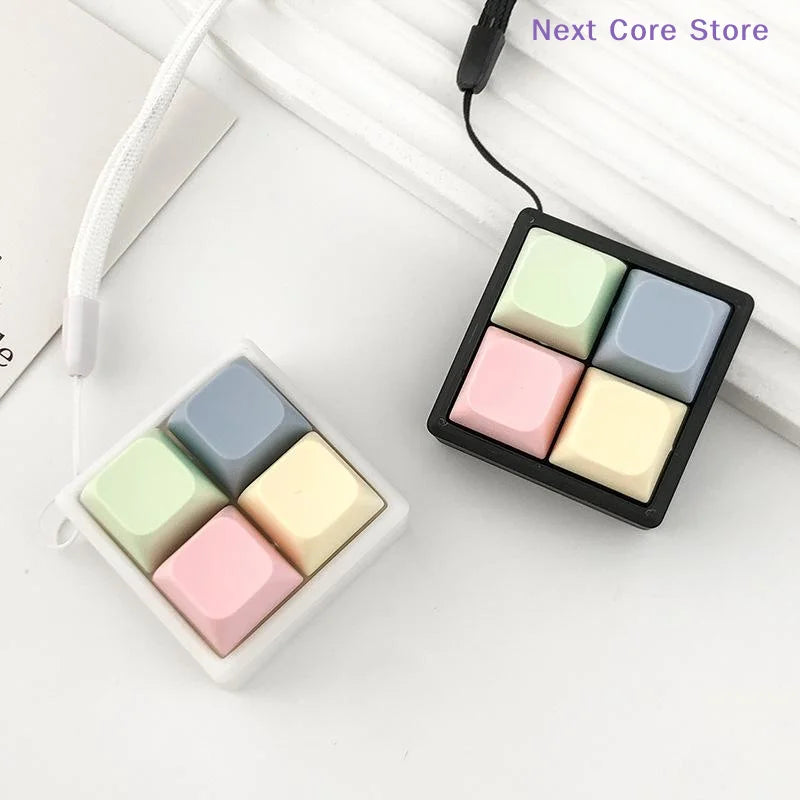 Finger Keyboard Keycap Clicker Fidget Toy – 2/3/4 Keys Fidget Clicker Toy HIP