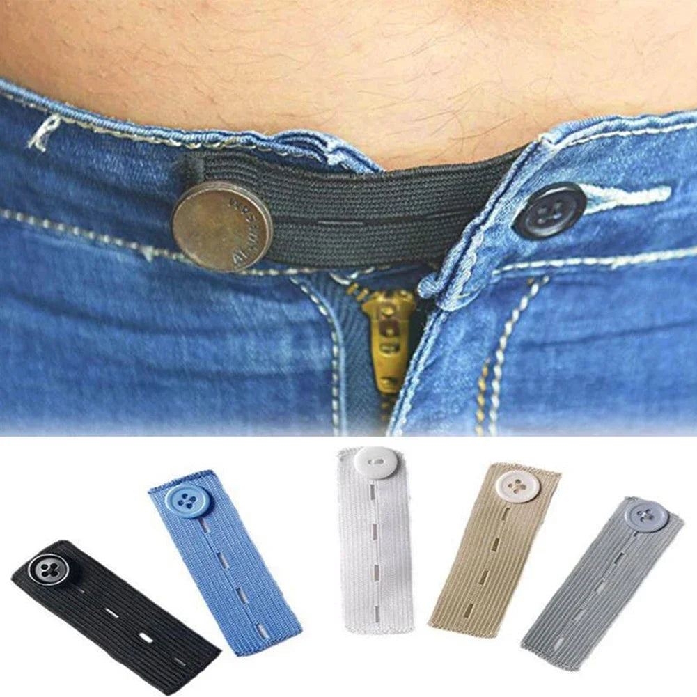 5Pcs Stretch Waist Extension Straps Practical Hooks for Pregnant Women Waist Belts Jeans Pants Diy Sewing Tools and Supplies HIP