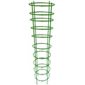 Stackable Plastic Plant Support Rings - 10-Tier Garden Stakes for Climbing Flowers, Vines, Vegetables | Durable Green HIP C