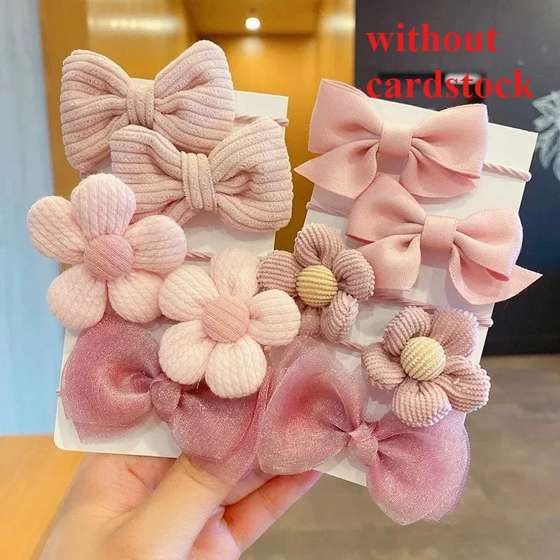 10-Pack Girls' Scrunchies & Elastic Hair Bands – Kids Kids Hair Scrunchies HIP C07-color 03