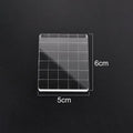 Acrylic Block for Clear Stamp Cling Mounted Rubber Stamps DIY Scrapbooking Photo Album Decorative Handmade Tool Wax Stamp Pad HIP 5x6x0.8cm