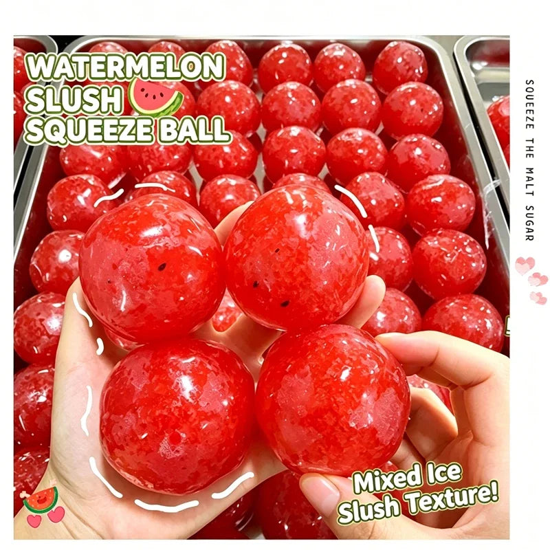 Watermelon Slushy Squishy Toy – Slow Rise Squeeze Fidget Ball Squishy Fidget Toy HIP