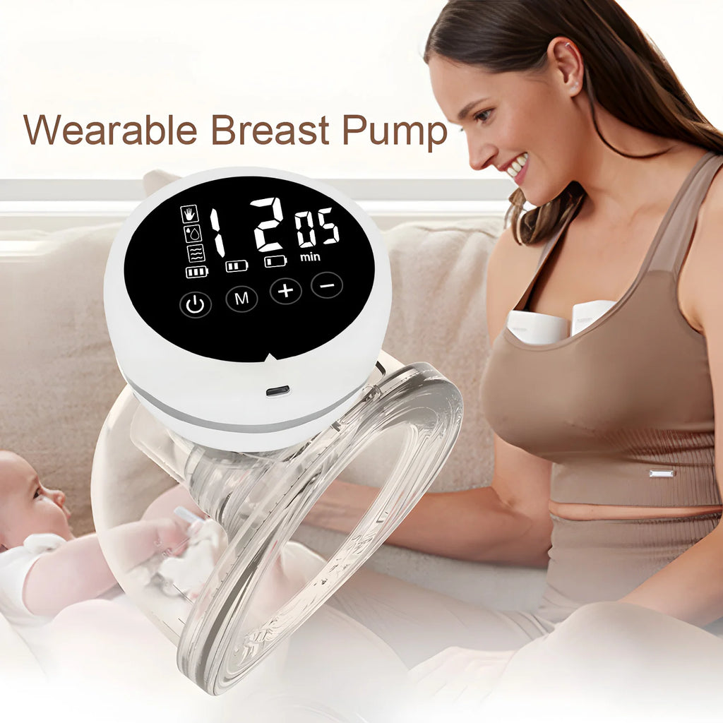 Wearable Hands-Free Electric Breast Pump – Portable & Automatic Wearable Breast Pump HIP