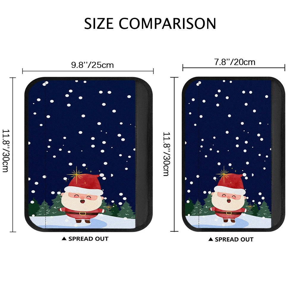 Christmas Santa Seat Belt Shoulder Pad Covers – Set of 2 Seat Belt Cover HIP