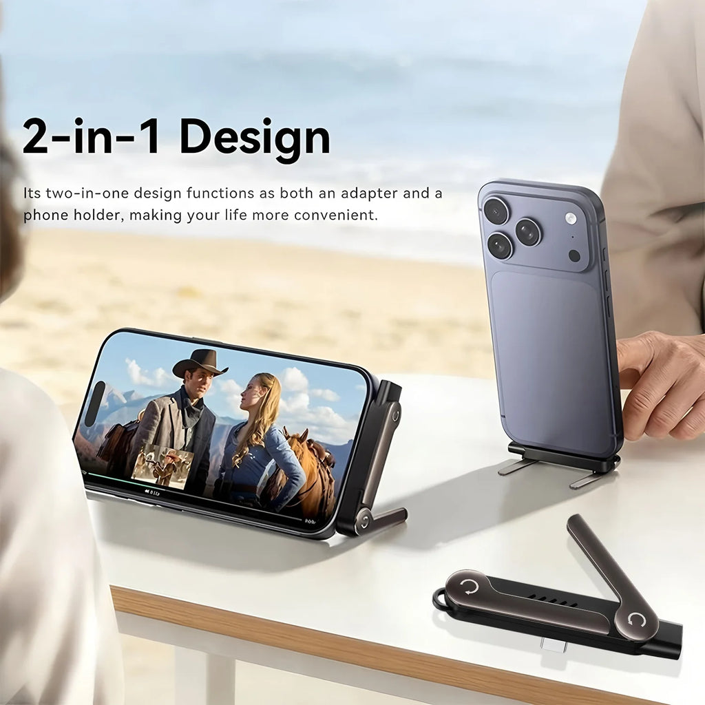 USB-C Foldable Bracket Adapter – OTG & Fast Charging USB-C Adapter Stand HIP