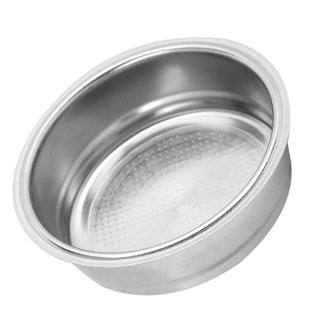 Coffee Machine Strainer Filter Strainer 51mm Single Layer Stainless Steel Coffee Machine Filter Strainer Bowl Fit for DeLonghi HIP